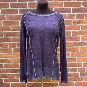 Autumn Cashmere Purple Cashmere Sweater W S